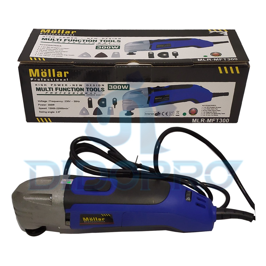 MOLLAR MFT300 MESIN OSKILASI MULTIGUNA OSCILLATING TOOL CUTTER GRINDER