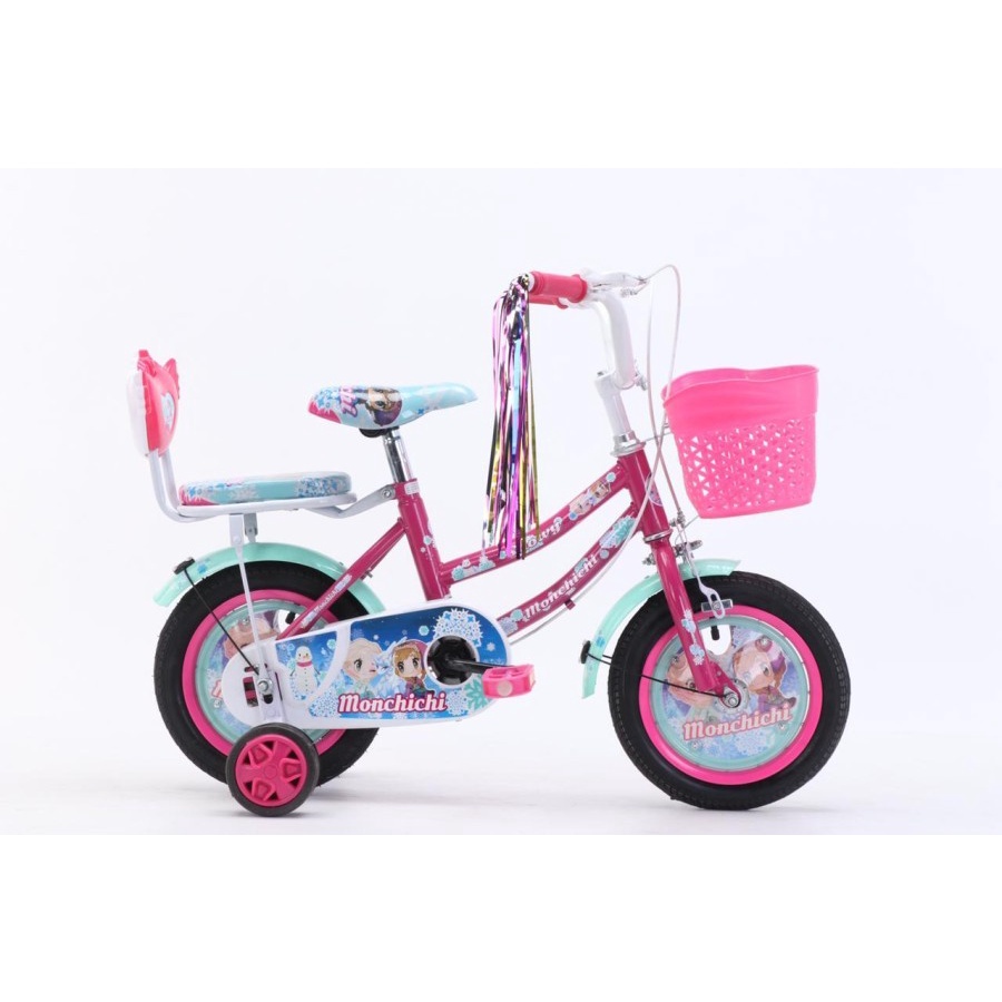 Sepeda Mini Monchichi Snowy Ukuran 12 16 18 Inch