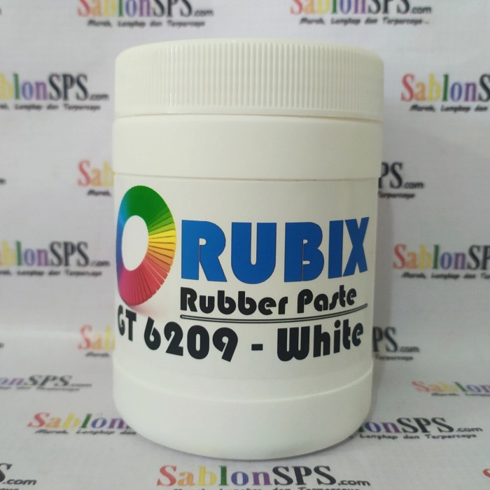 

Berkualitas Tinta Rubber Sablon Spandek Kilap Gt 6209 White Stretch Rubber 500Gr Bergaransi