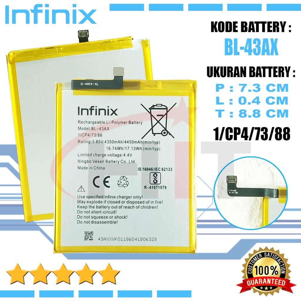 Baterai Battery Infinix Zero 5 Zero 5Pro X603 BL43AX BL-43AX