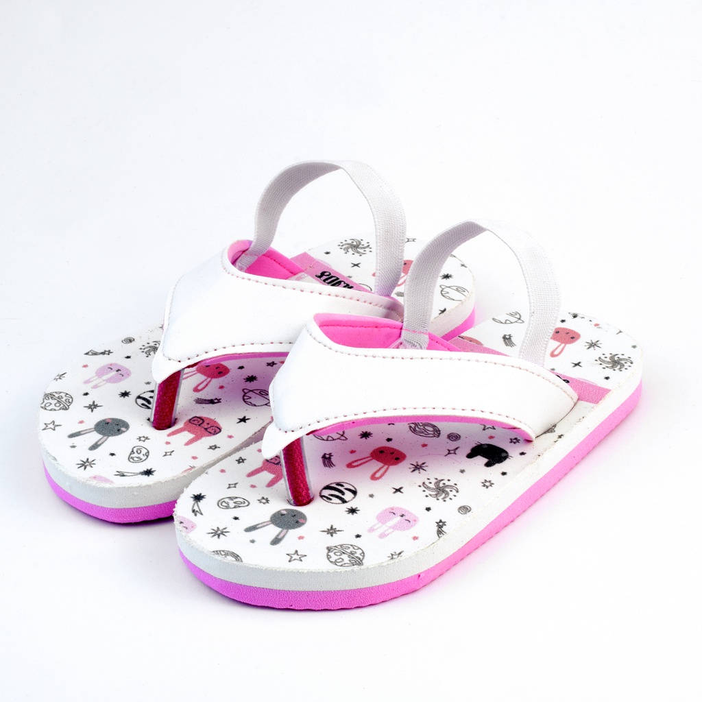 Sandal Anak Bayi Perempuan / Sandal Anak Tali Belakang Motif Mous Lucu [ LosKids ]