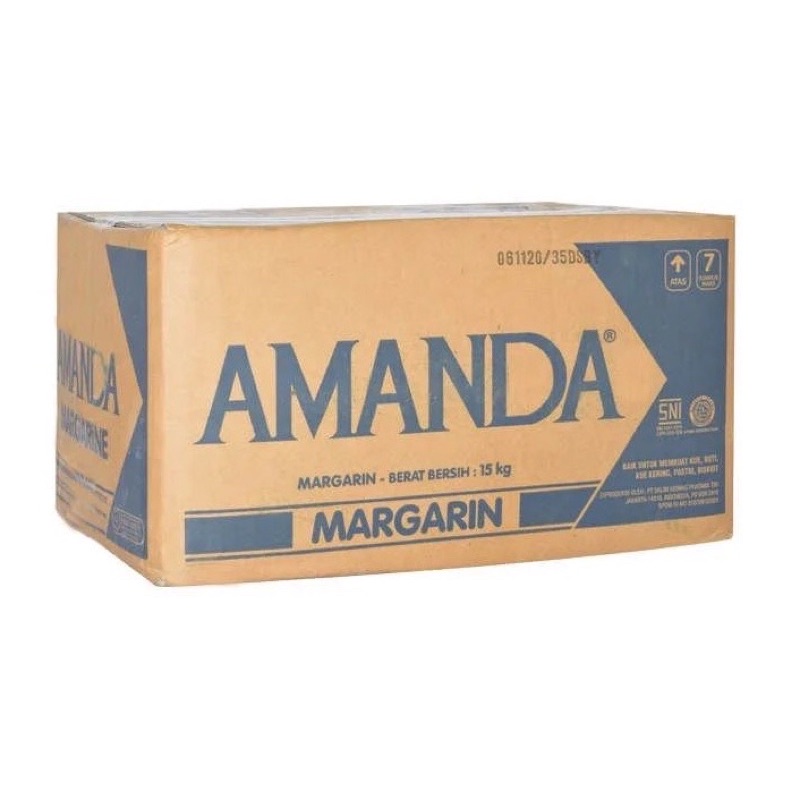 MARGARIN AMANDA DUS 15kg / MARGARINE / MENTEGA AMANDA DUS