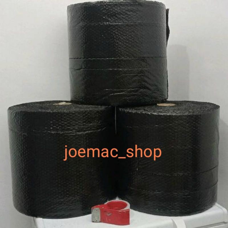 

BUBBLE WRAP HITAM / BUBBLEWRAP HITAM / PLASTIK GELEMBUNG HITAM 40CM X 50 M khusus gosend grab