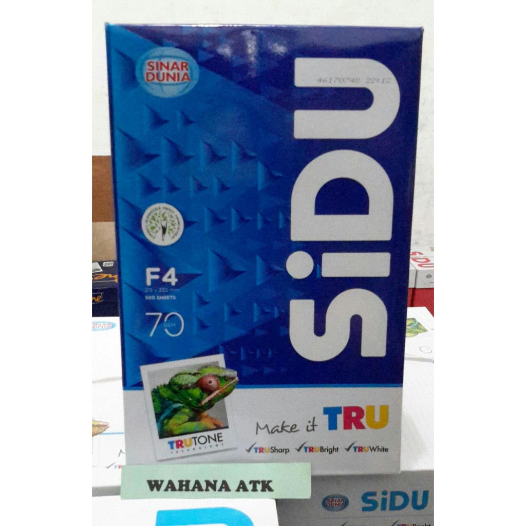 

Kertas HVS SIDU F4 70 gr