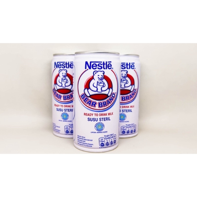 

Susu Steril Bear Brand 189ml