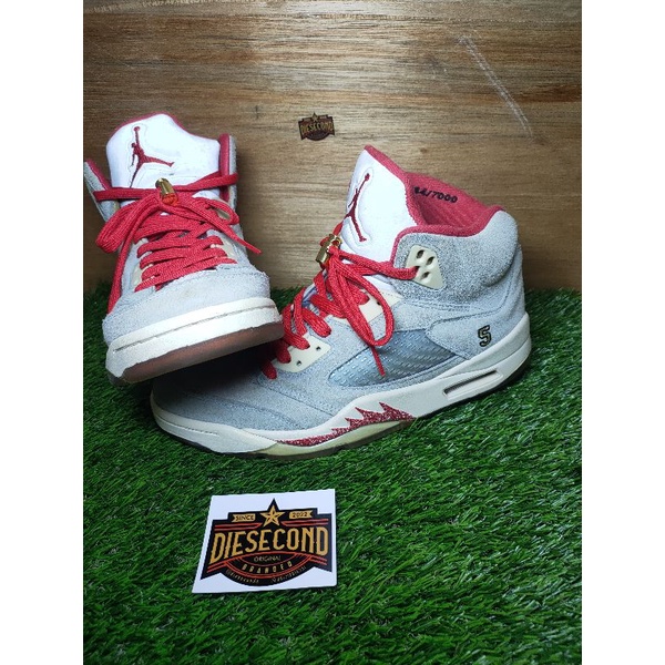 NIKE AIR JORDAN 5 TROPHY ROOM ICE BLUE