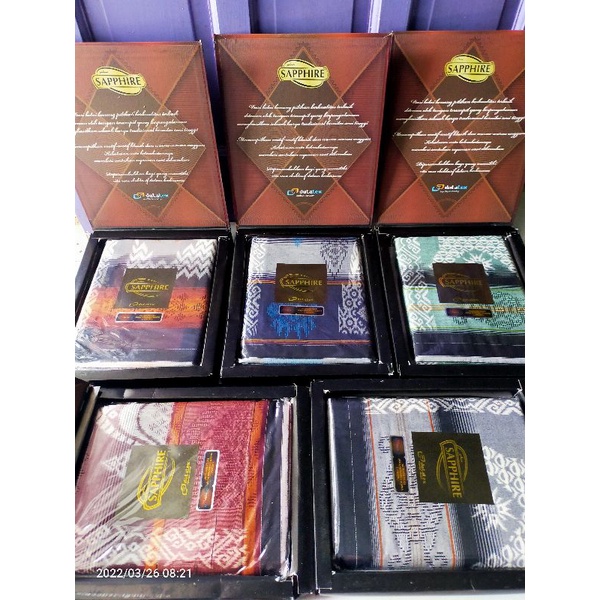 Sarung Tenun Sapphire Jacquard