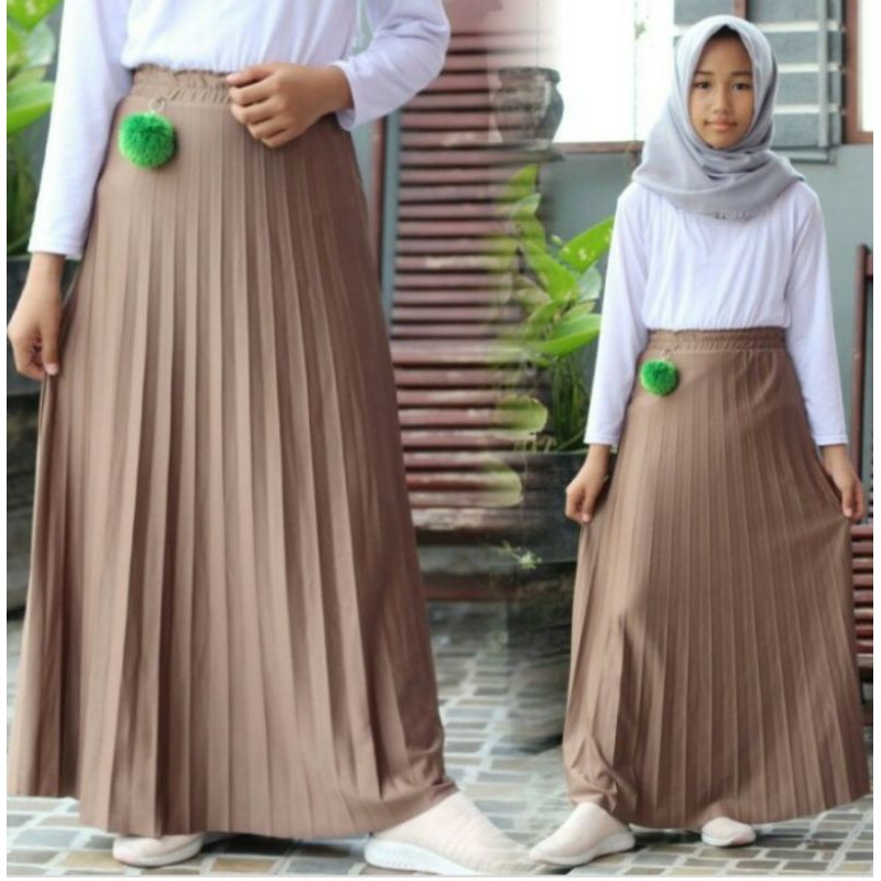 ROK PLISKET ANAK BISA COD/BAYAR DITEMPAT