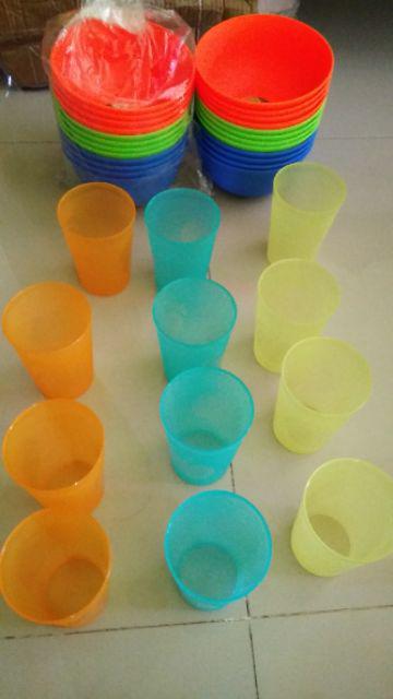 12 Pcs Gelas Plastik/ Gelas Murah/ Gelas Souvenir/ Gelas Pesta