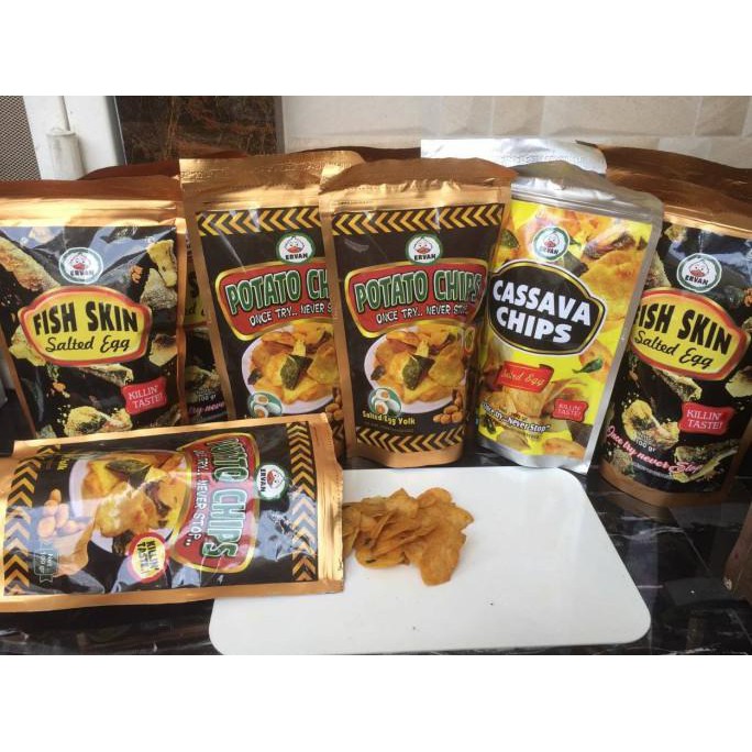 

CASSAVA CHIPS ,POTATO CHIPS ERVAN KERIPIK