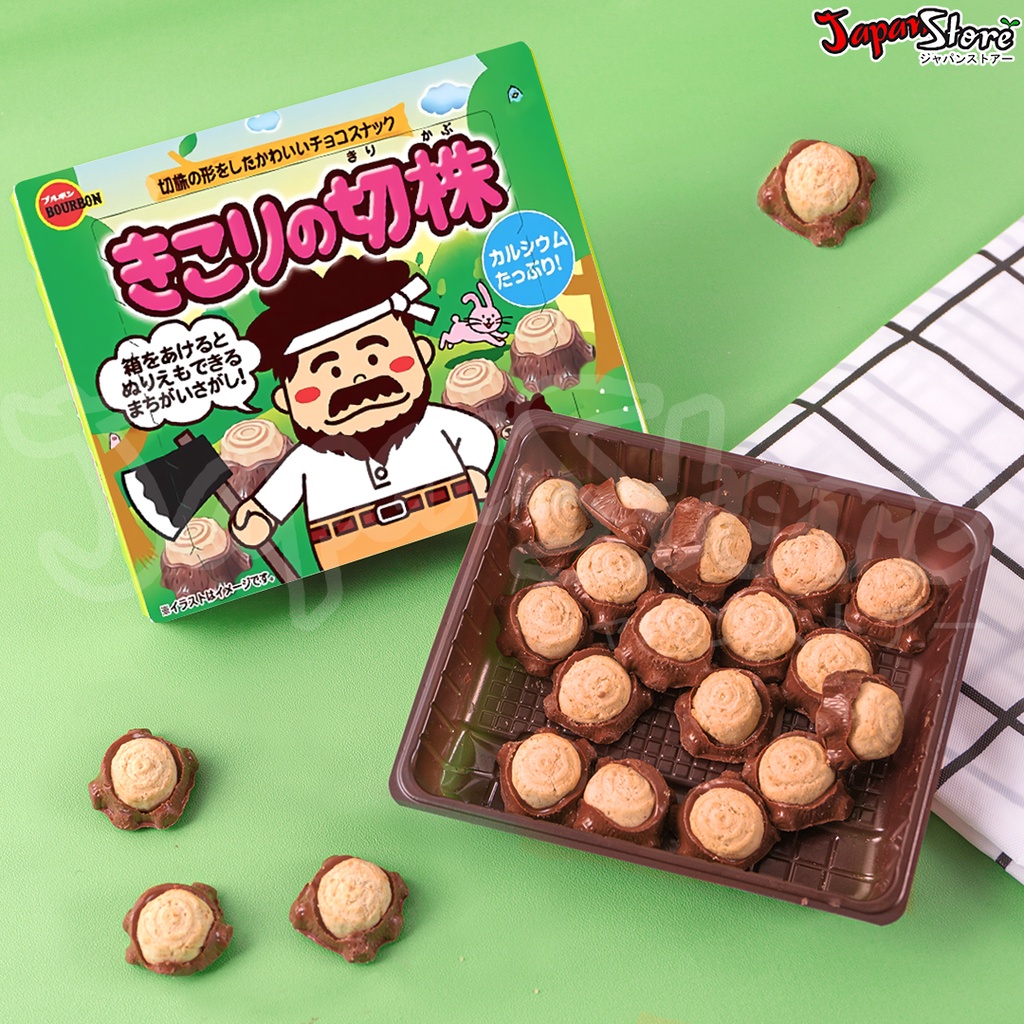 

Bourbon Lumberjack Tree Stump Chocolate Biscuit [Kikori no Kirikabu]