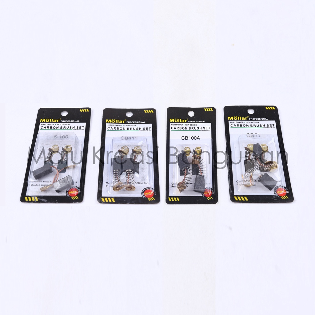 Carbon Brush Mollar 6-100 CB411 CB51 Arang Sepul Mesin Gerinda Bostel Spul Kul CB 51 CB 411