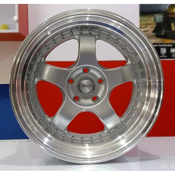 Velg Mobil HSR BRISKET 55443 Ring 18 Velg Racing WORK MEISTER S1 Xpander HRV Civic Turbo Terlaris