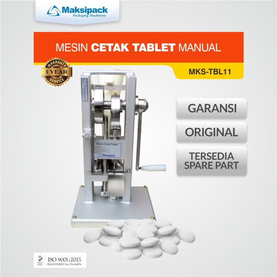 Mesin Cetak Tablet Manual - MKS-TBL11