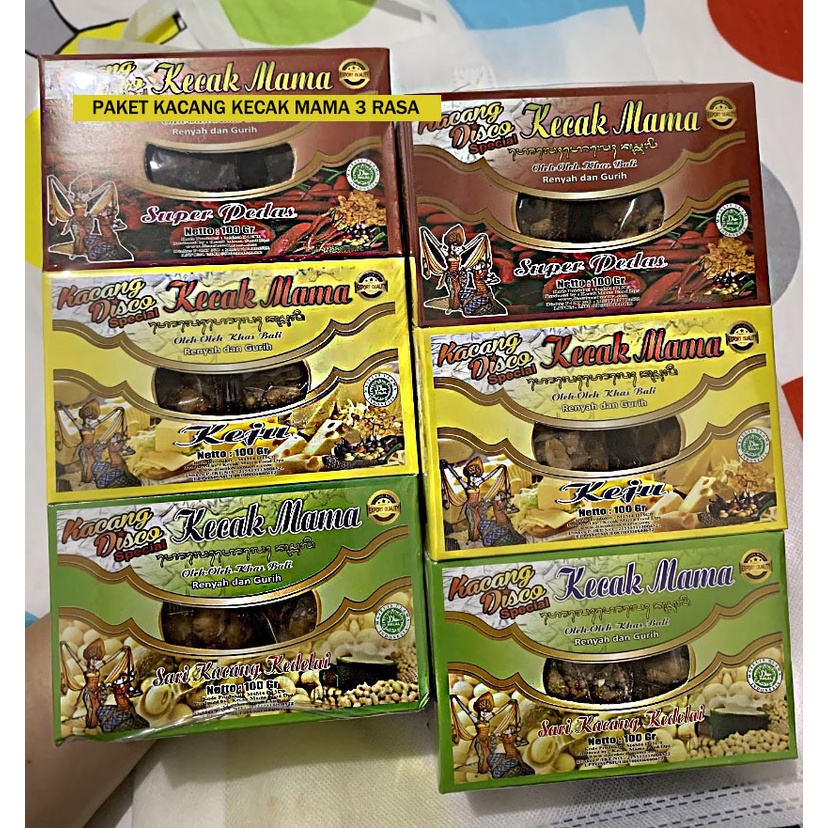 

kacang disco kecak mama isi paket 3rasa kacang disco asli bali kacang 3 rasa murah kecak mama 3 rasa kacang bali 3 rasa