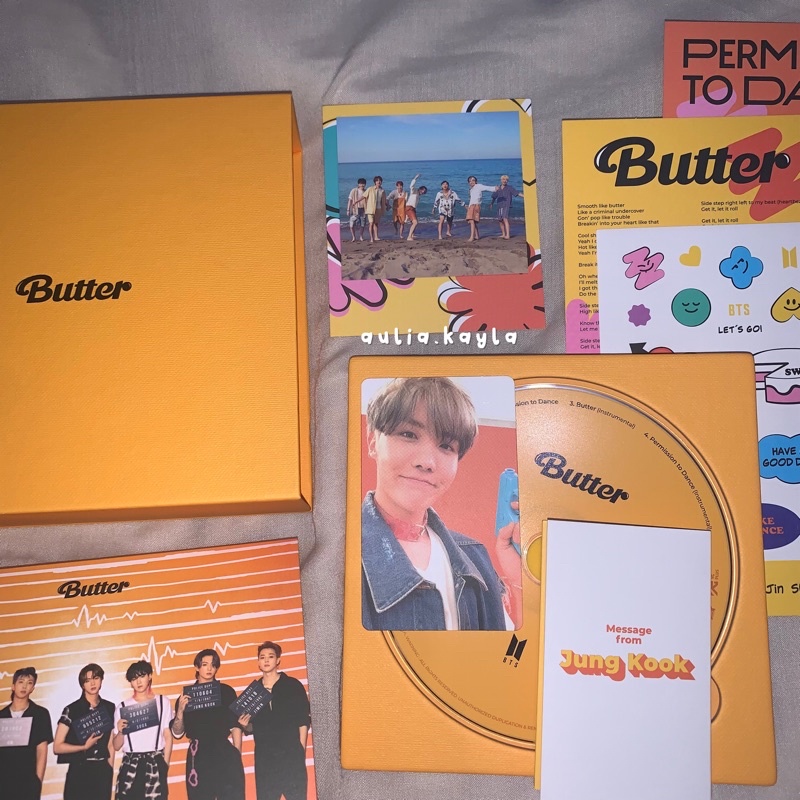 ALBUM BUTTER CREAM UNSEALED PC JHOPE + MC SUGA