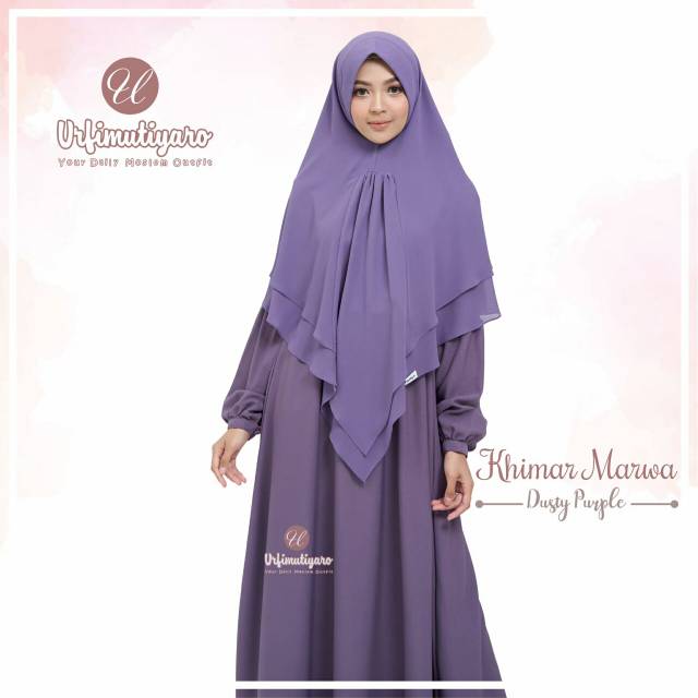KHIMAR MARWA SOFT PAD ANTEM BY URFIMUTIYARO