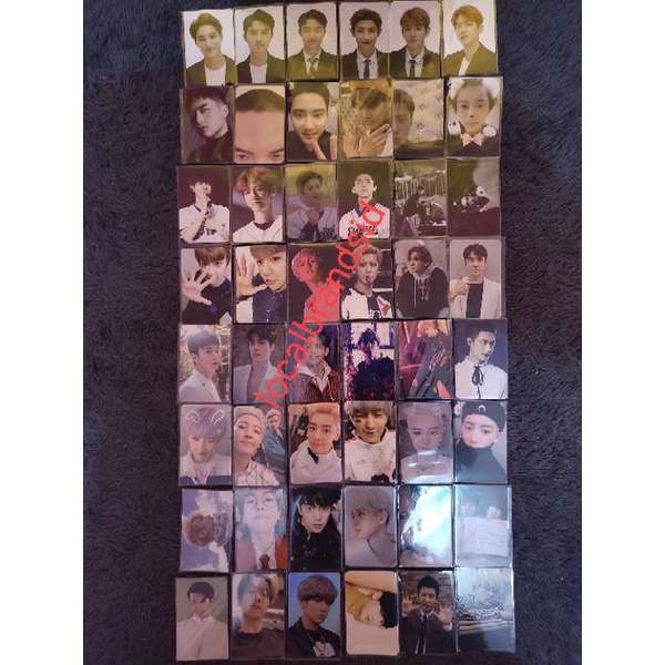 WTS PHOTOCARD KAI D.O. KYUNGSOO JIDAT TIHOL EXO OFFICIAL