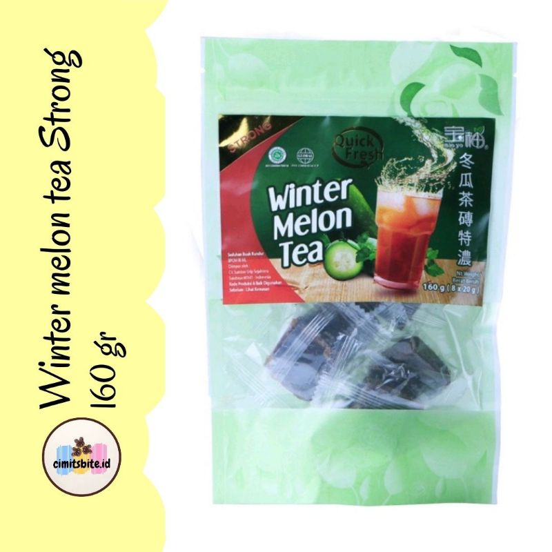 

Quick Fresh Winter Melon Tea STRONG 160gr/ teh buah kundur