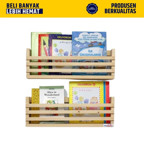 Rak Buku Minimalis Aesthetic 2022 Dekorasi Dinding Rak Buku Kayu Minimalis