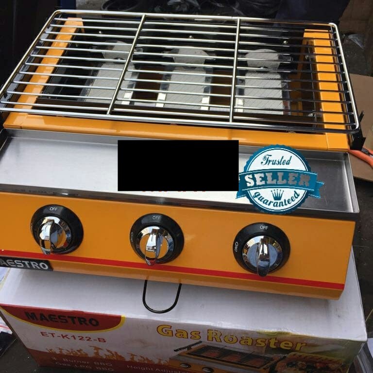 Mesin Panggang BBQ Maestro 3 Tungku Gas Roaster