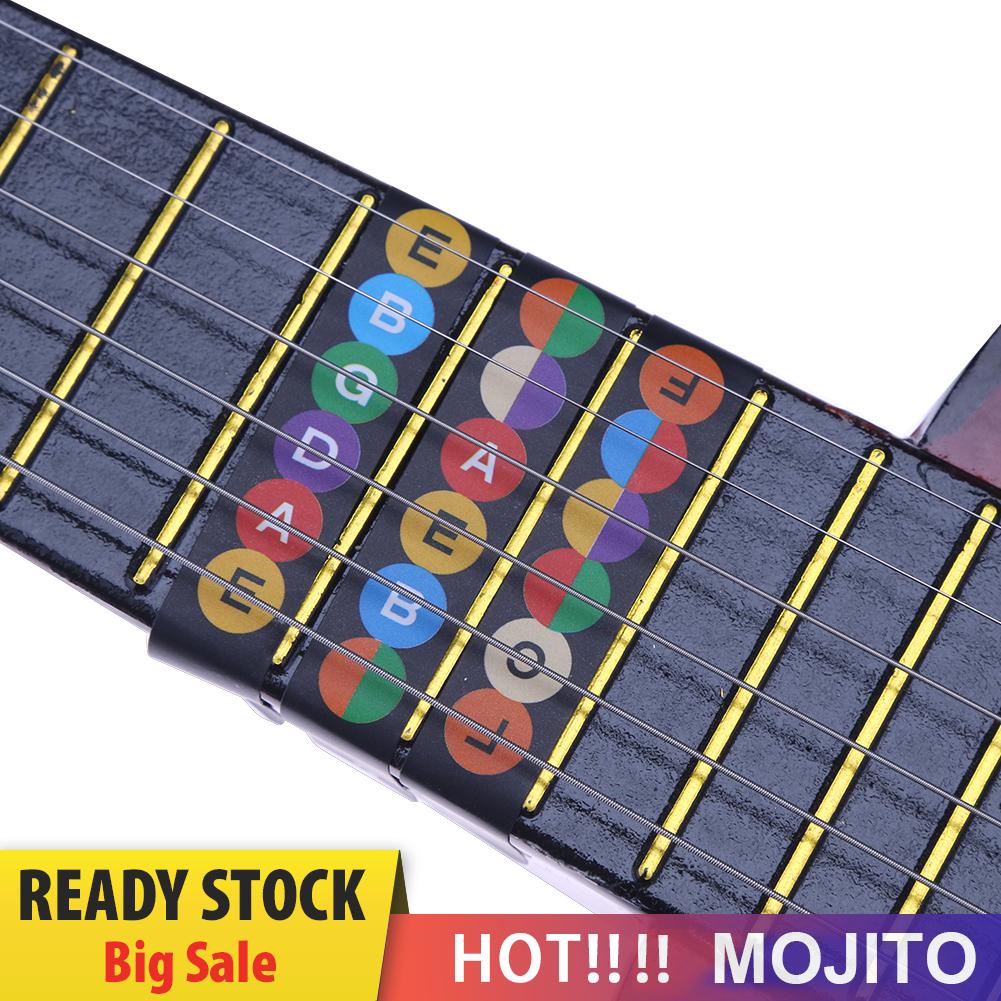 Stiker Label Fingerboard Fretboard Note Untuk Gitar 6 Senar