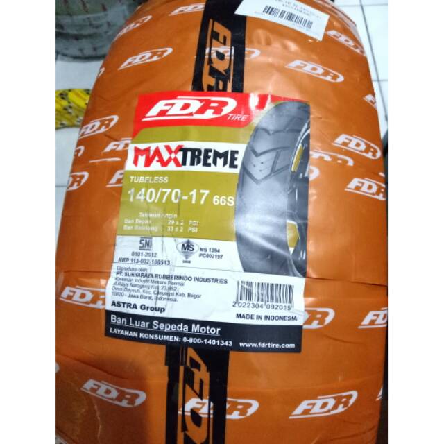 Ban FDR 140/70-17 Maxtreme Intermediate Compound Supermoto Tubeless