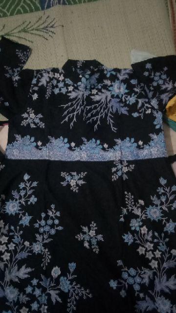 Maura Couple - Sania Ruffle Batik Couple Ori Ndoro Jowi Dnt Garansi