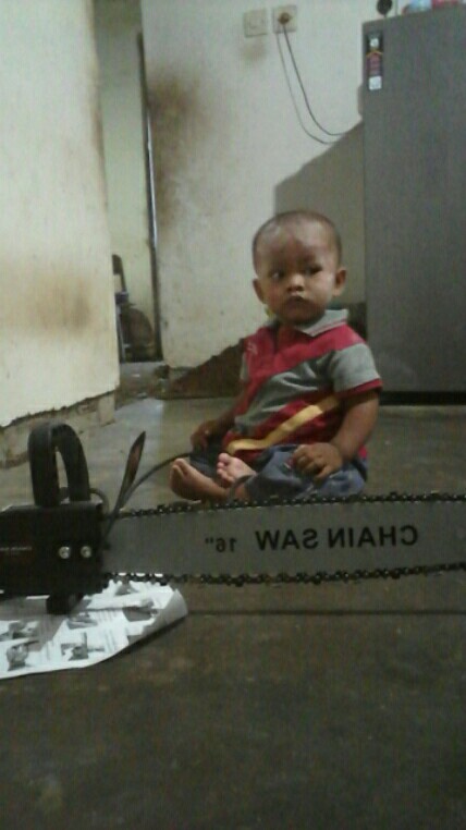 Adaptor Gerinda Mini Chainsaw Chain Saw 16inch