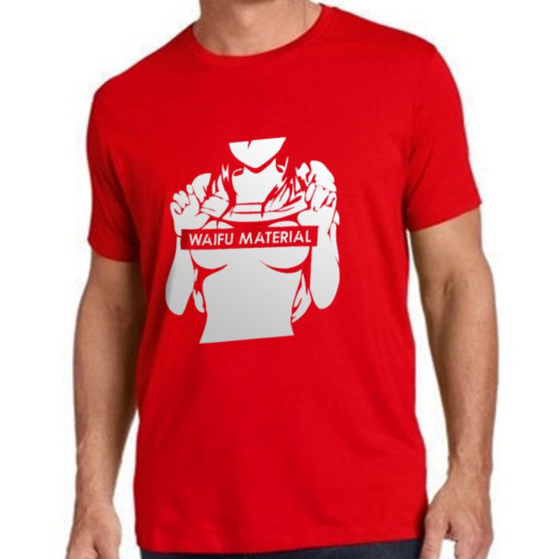 Baju Kaos Disto Waifu Material Otaku Anime