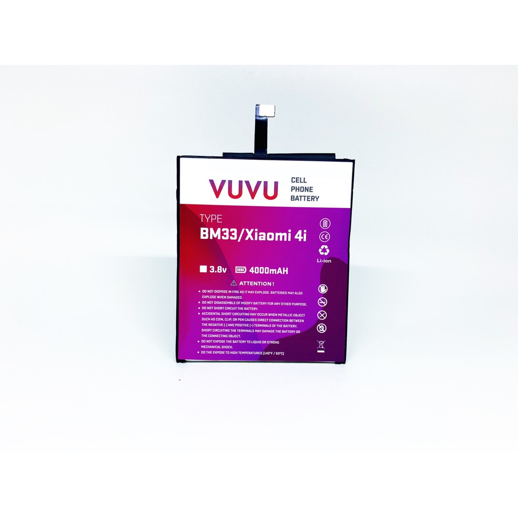 Baterai Double Power IC VUVU batu Battery Xiaomi 4i / BM33/ BM 33/ mi4i/ mi 4i