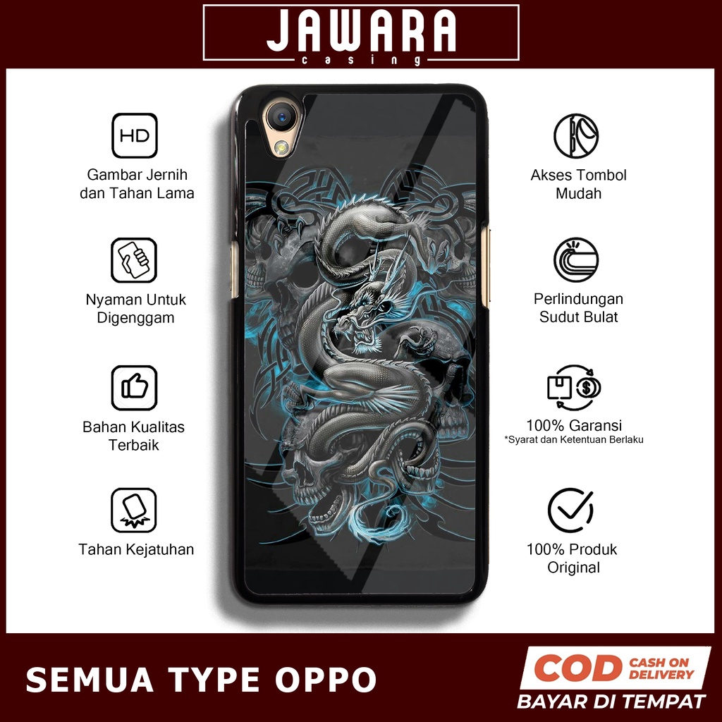 Case Oppo A37 A37F Neo 9 Case Hp Oppo A37 A37F Neo 9 Premium Glossy Jawara Casing [DRGN] Casing Hp A