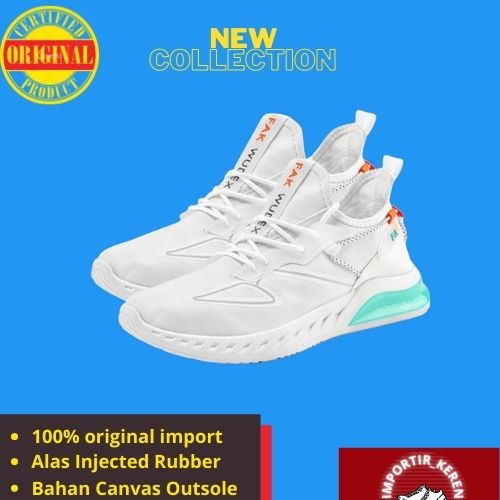 Sepatu Sneakers Pria wanita impor termurah D2 - Sepatu Sneakers Pria - Sneakers FAX WUDEX - D2 - Cas
