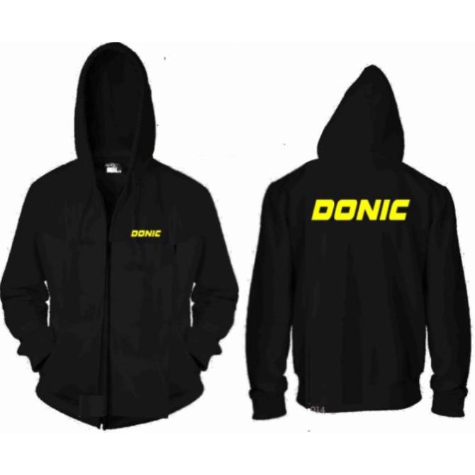JAKET HOODIE SLETING DISTRO DONIC TENIS MEJA TABLE TENNIS POLOS CUSTOM MURAH MERIAH
