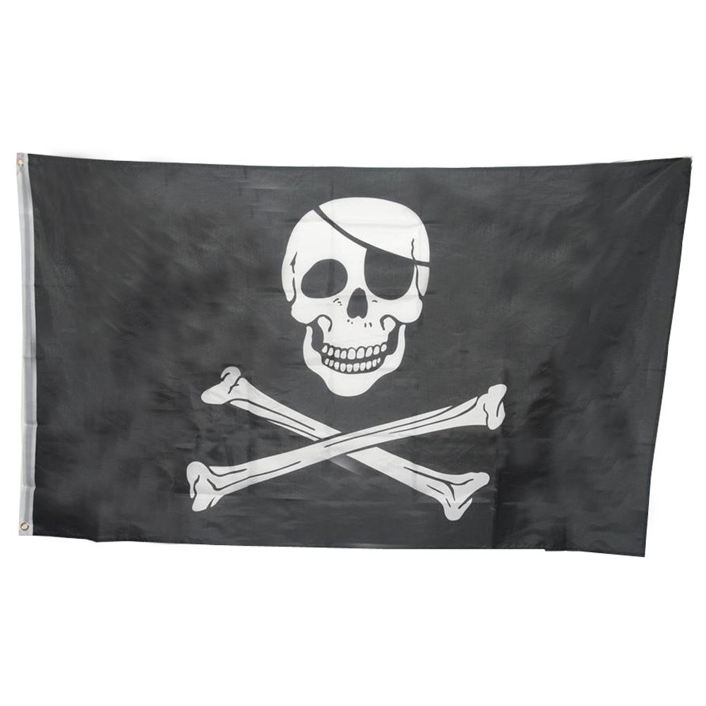 bendera tengkorak bajak laut / pirate skull jolly roger ukuran besar