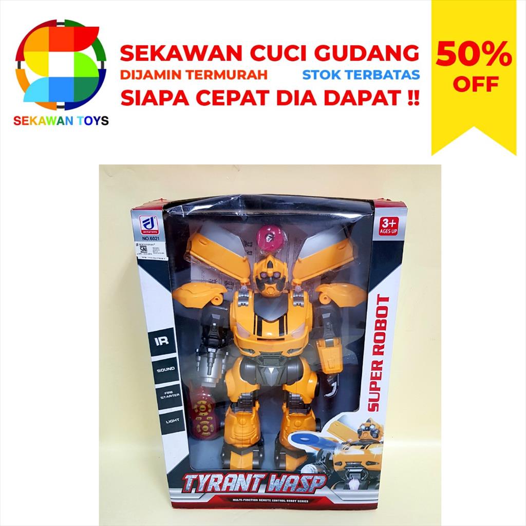 Mainan Robot/ Mainan Robot Transmutation Diecast SEKAWAN SALE 15