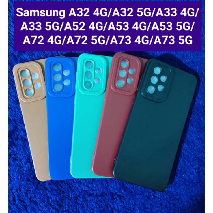 Soft case/slikon/kondom terbaru macaron pro camera/kamera type Hp Samsung A32 4G/A32 5G/A33 4G/ A33 5G/A52 4G/A52 5G/A53 4G/A53 5G/A72 4G/A72 5G/A73 4G/A73 5G