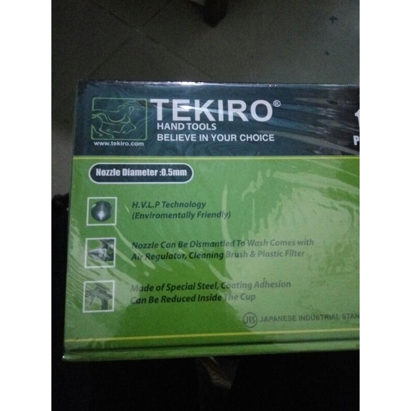 tekiro AT AS1620 semprotan cat K3 tabung atas spray gun K3 AT AS 1620