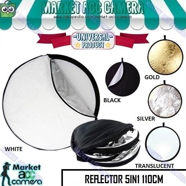 

Reflector 5 In 1 110Cm (5 Colour Gold/Silver/Black/White/Translucent)