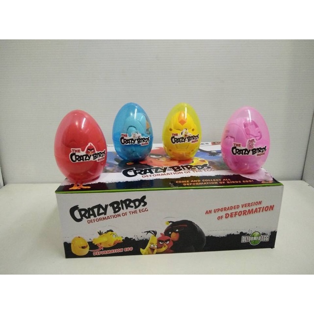 Telur Angry Bird The Crazy Birds 1set