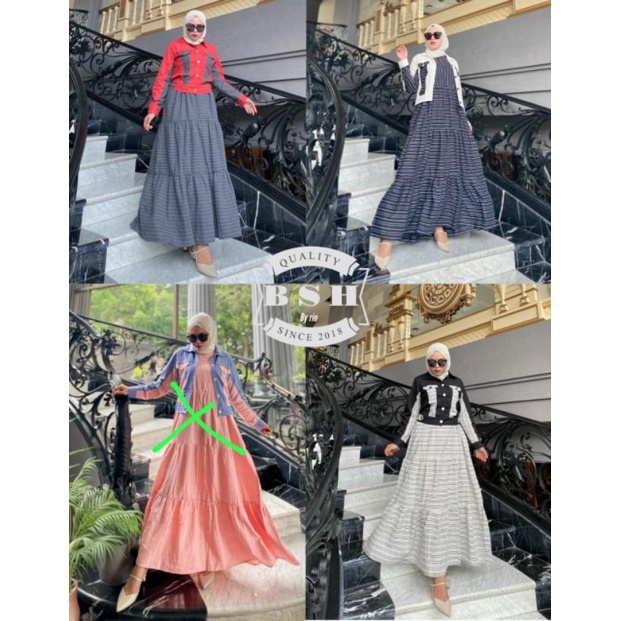 BSH BY RIO GAMIS KATUN KOTAK-KOTAK k