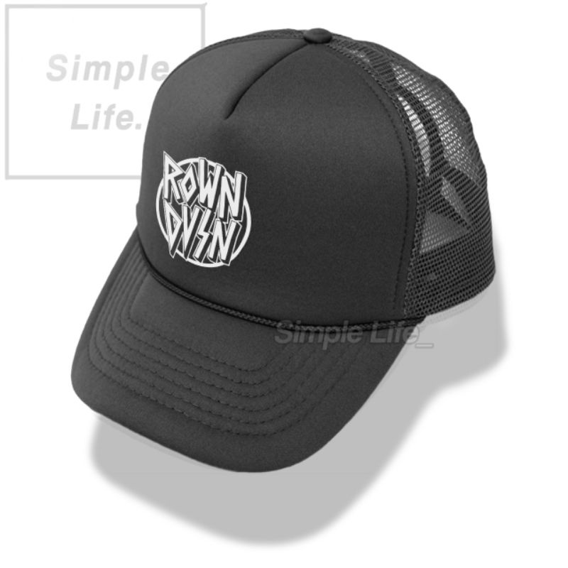 Topi Trucker Rown Division | Topi Jaring | Mesh Cap | Distro | Rowndvsn