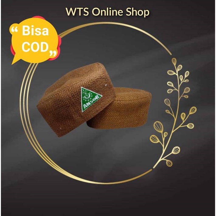 Peci Pria Ansor Kopiah Dewasa Ansor Songkok Ansor Peci Ansor Bahan Goni