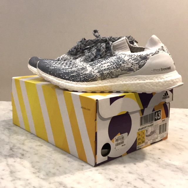 Adidas Ultraboost 3.0 White Oreo PK Uncaged Size 43 1/3
