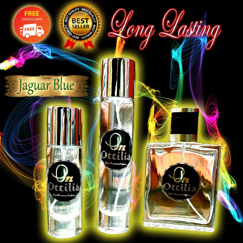 Parfum farfum parfume minyak wangi pria cowok laki laki tahan lama non alkohol jaguar blue man