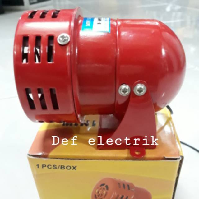 BABY MINI SIRINE MERAH 220VOLT MS-195 BEL MOTOR SIRINE