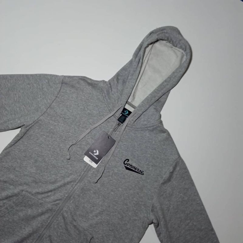 Zip Hoodie Converse Nova Grey Original