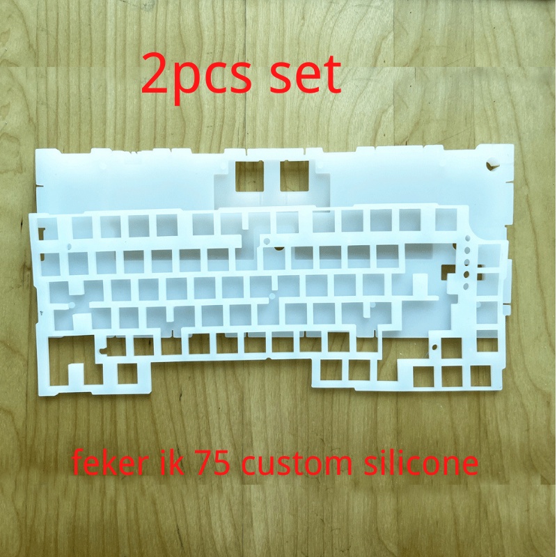 Set Bantalan Poros Peredam Suara Bahan Silikon Lembut Elastis Untuk Keyboard Mekanik Ik75V1 - V3 IK75 PRO IK75 QMK version