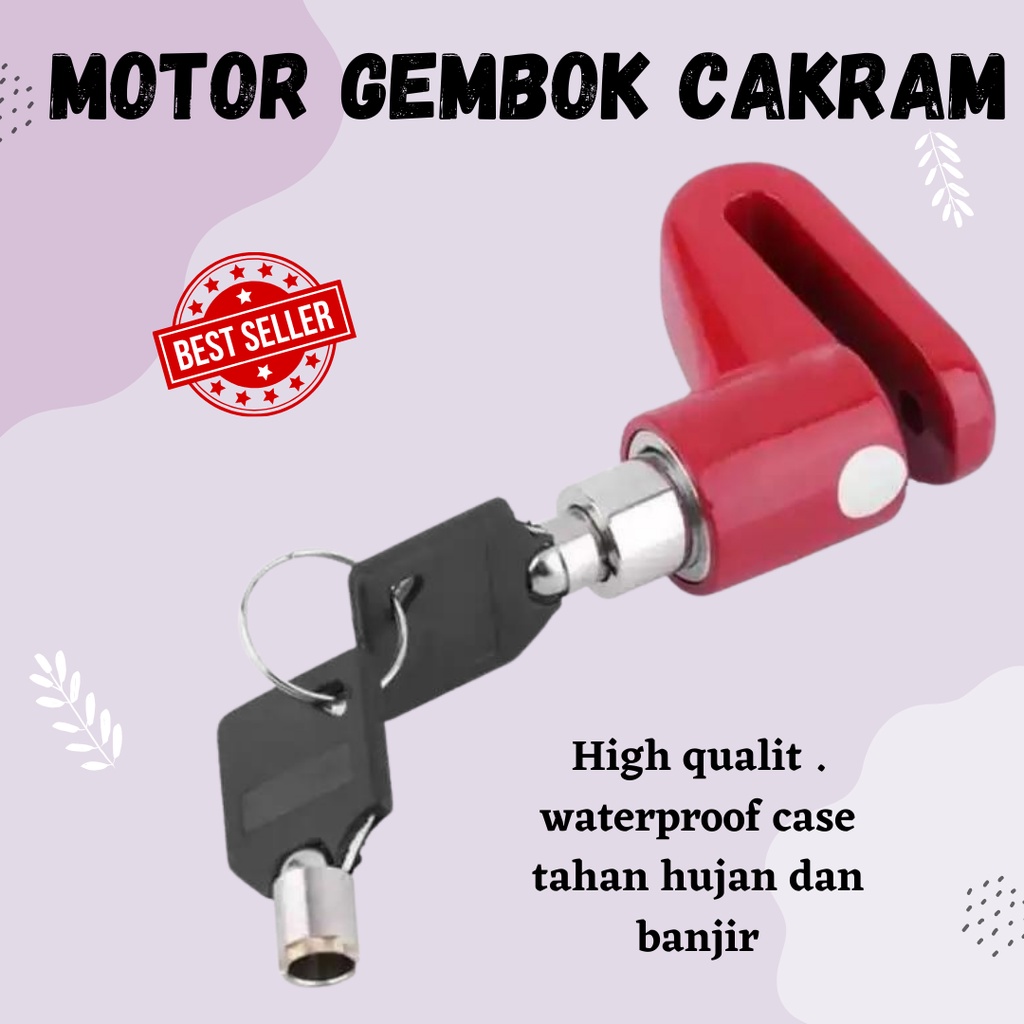 TERBARU!!! MOTOR AKSESORIS / MOTOR GEMBOK MOTOR / BIG SALE CAKRAM BANYAK WARNA