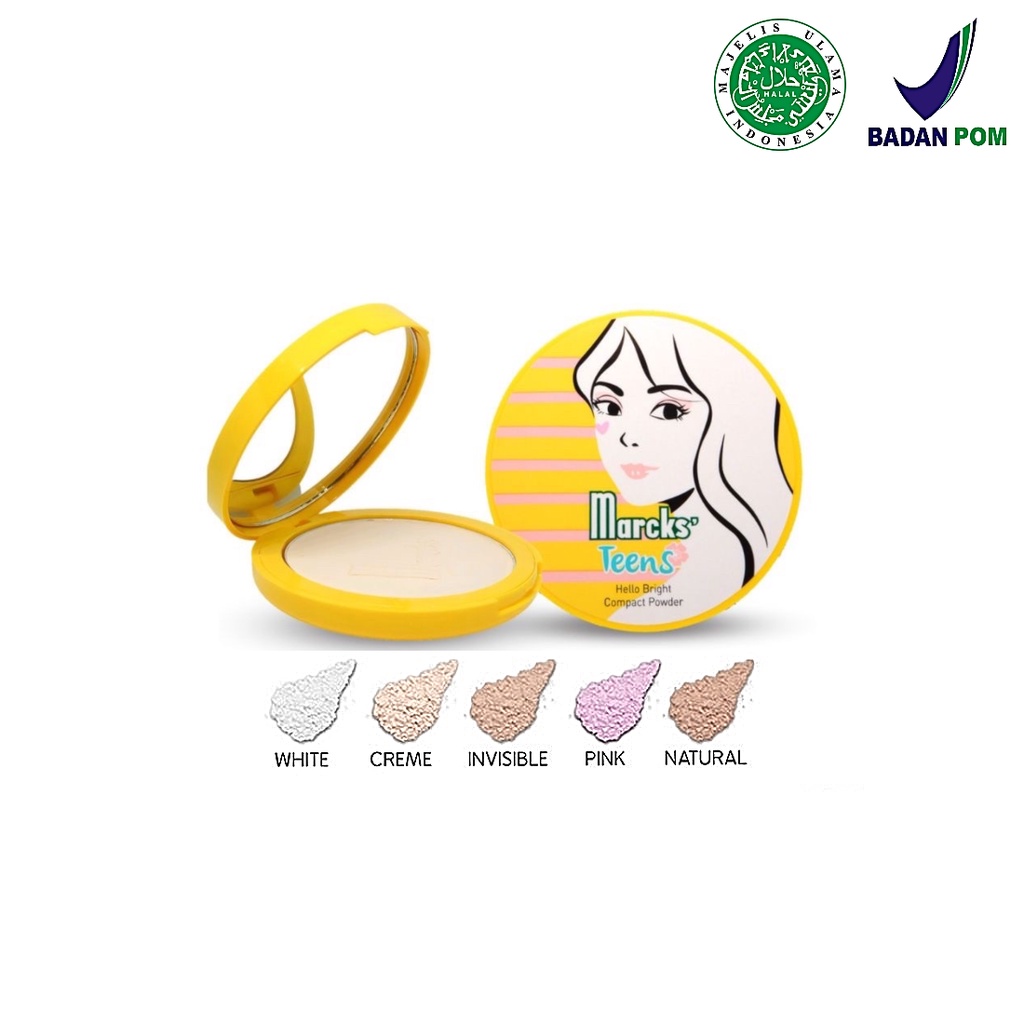 MARCKS Teens Compact Powder Bedak Padat 12gr